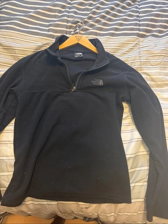 The North Face Black Half-Zip Fleece Pullover