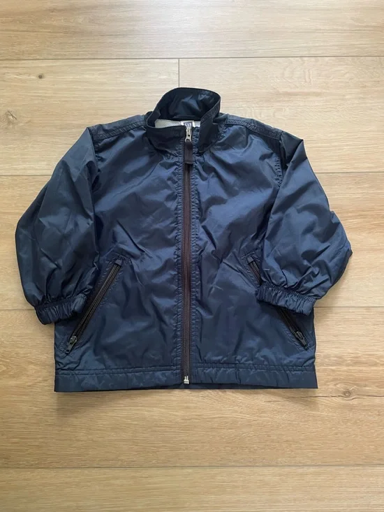 GAP Kids Navy Windbreaker Zip Jacket, Kids XXS (3T,) #0126