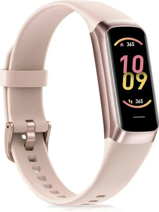 Waterproof Fitness Tracker for Heart Rate, Blood Pressure & Calories - AMOLED