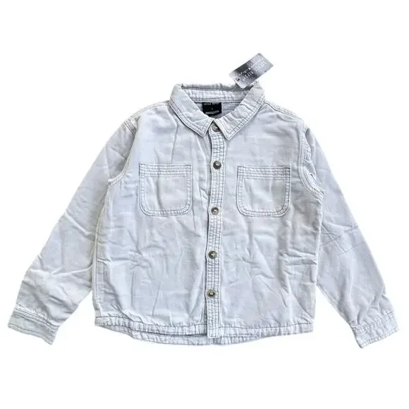 NWT Little Bipsy Light Blue Lined Denim Jacket 7