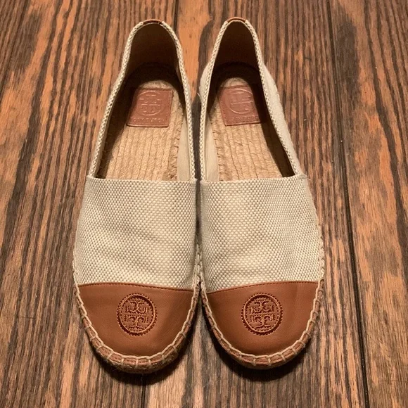 Tory Burch Color Block logo espadrille