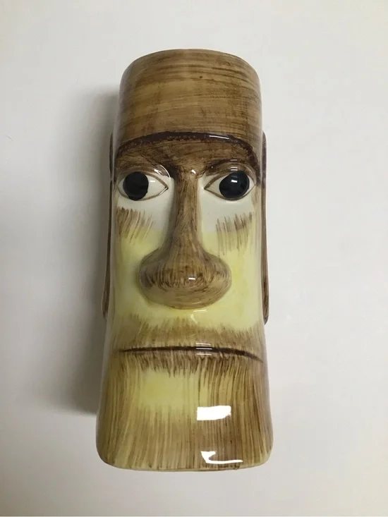 Tiki Mug Kowloon Moai Saugus Mass Resturant Tiki Bar 6” Tall KGS 2018 Man Cave