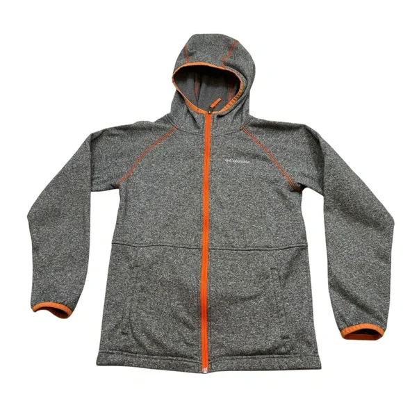 Boy’s Columbia Brand Full Zip Lightweight Hooded Jacket Size Medium‎